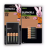 Duracell Recargable Kit cargador con 4 pilas AA y 6 pilas AAA
