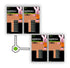 Pack de Pilas Recargables Duracell con 12 AA y 12 AAA de 1.2V