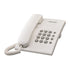 Teléfono Panasonic Alámbrico fijo color blanco (KX-TS500MEB)