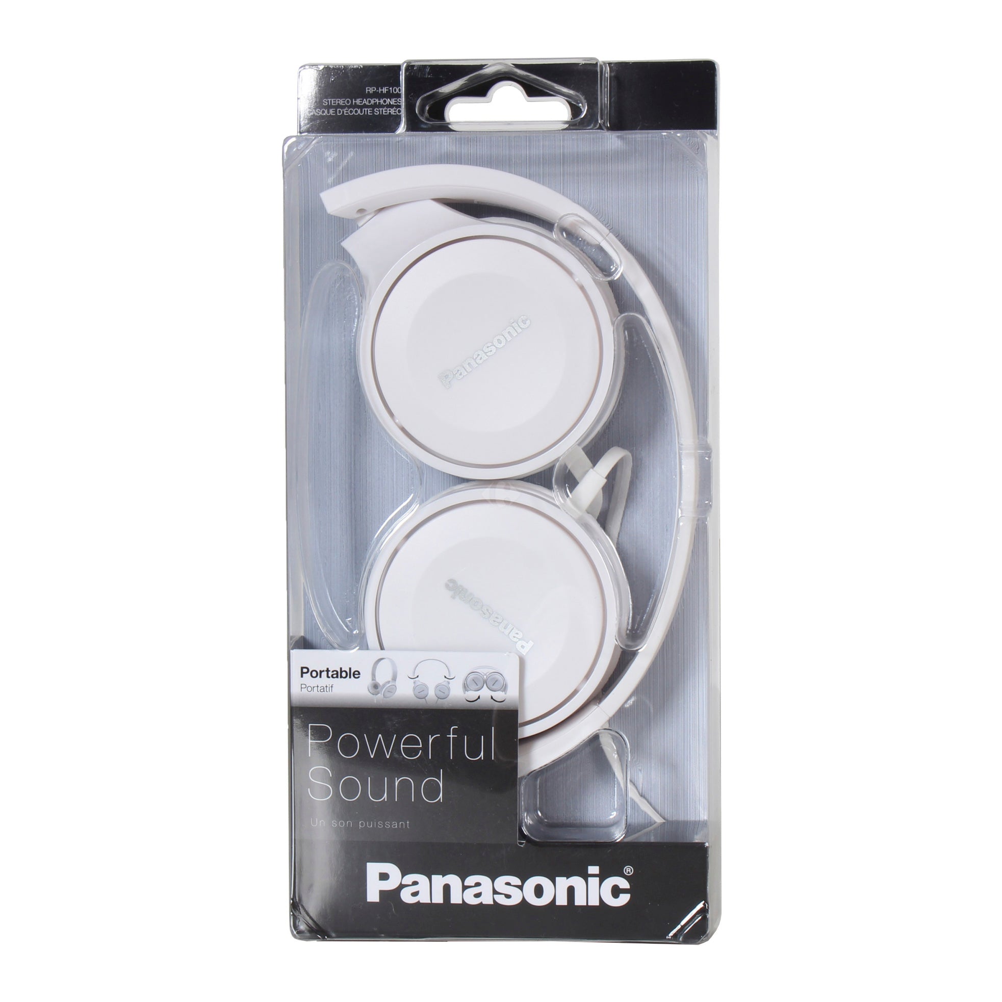 Auricular Diadema - Panasonic RP-HF100M, Negro